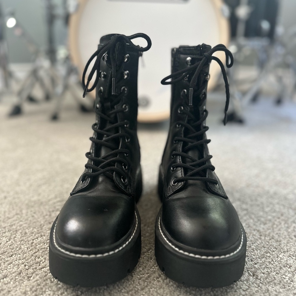 Wild Fable Black Combat Boots